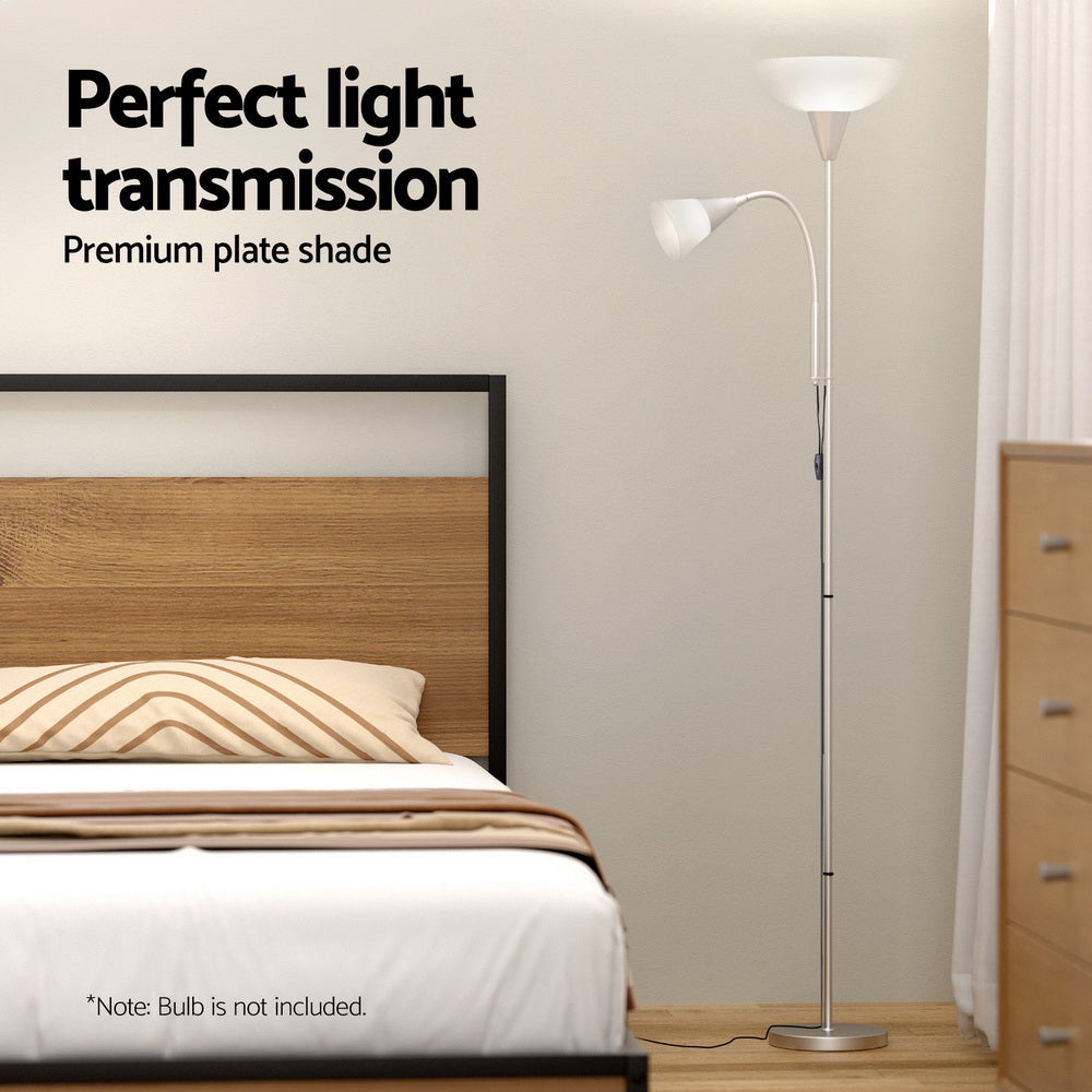 Artiss Floor Lamp 180cm Silver, Adjustable Child Light Pole, Easy Assembly - SuperSaverAU - view 4