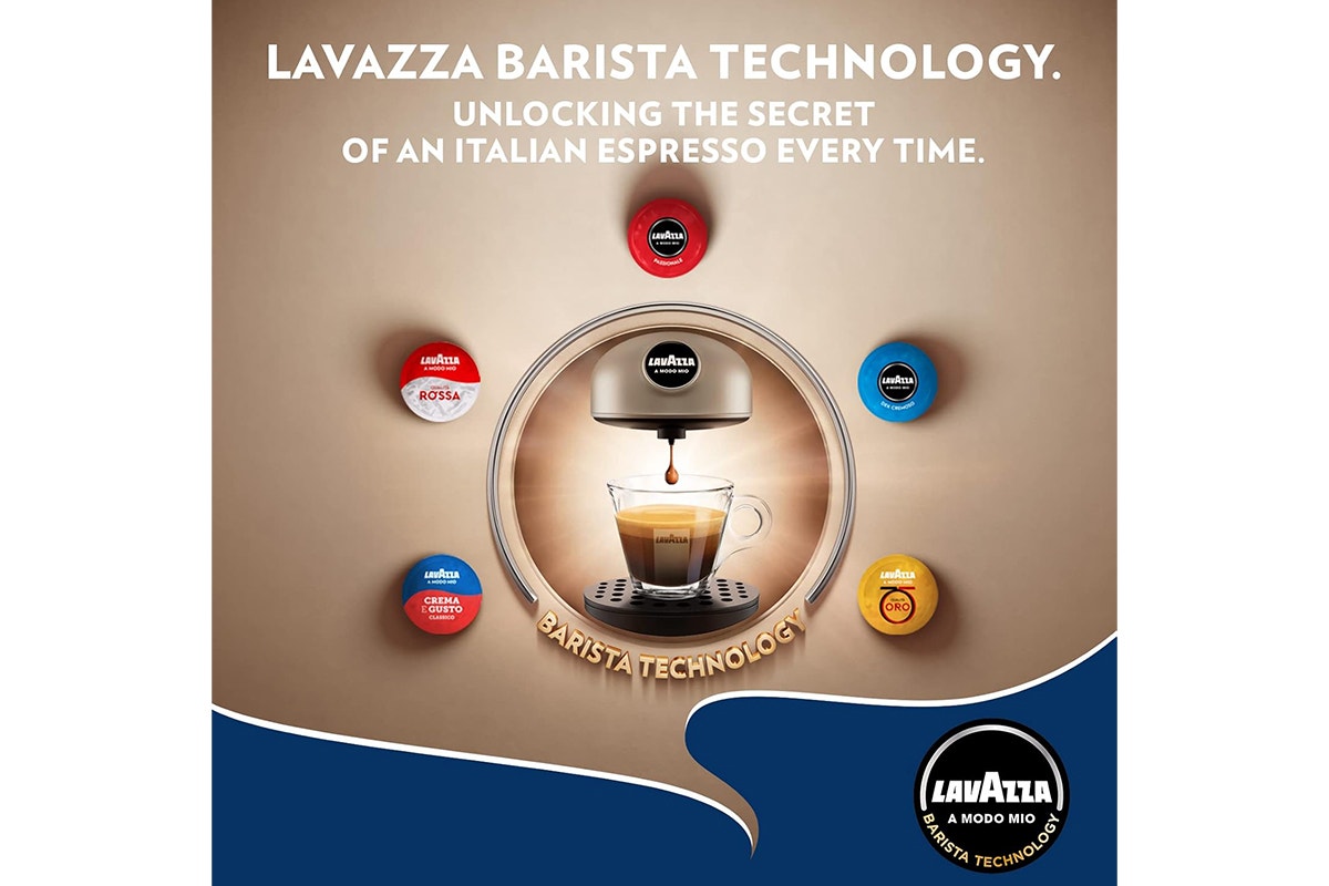Lavazza A Modo Mio Tiny Eco Coffee Machine (Black)