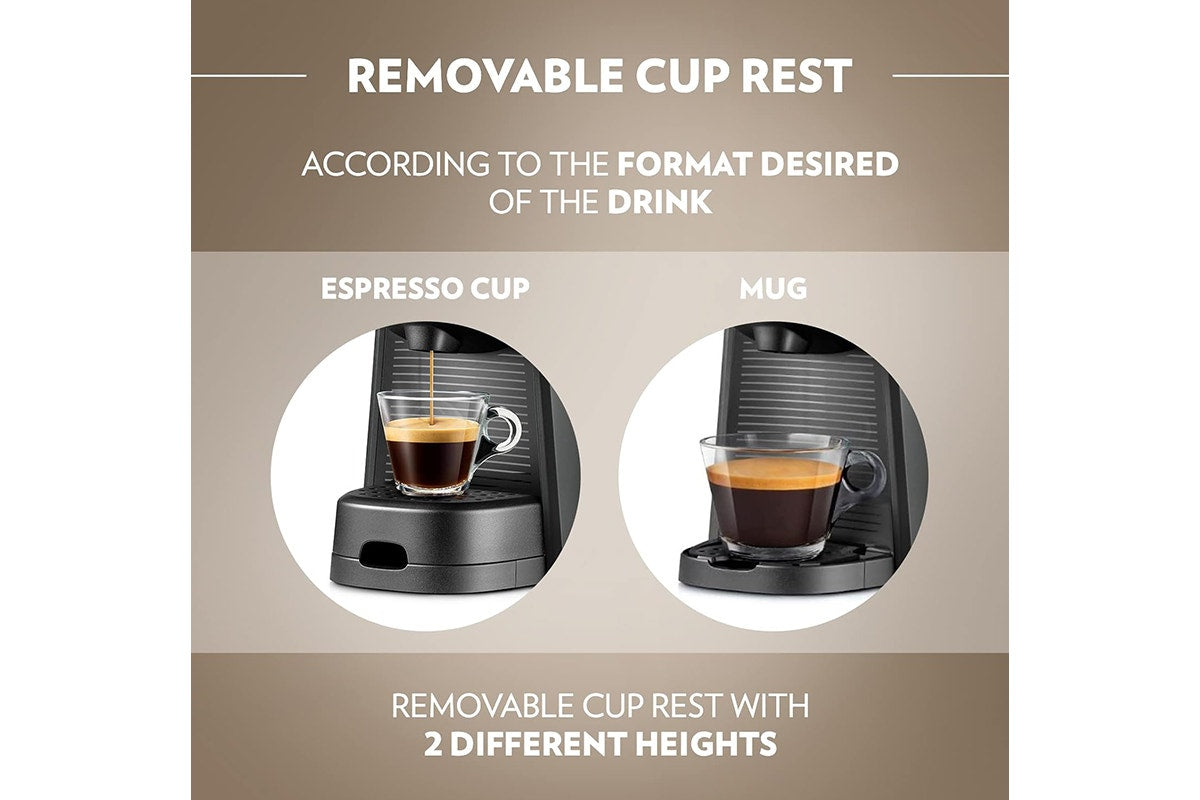 Lavazza A Modo Mio Tiny Eco Coffee Machine (Black)