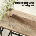 Artiss Anika Coffee Table Side Table Walnut - SuperSaverAU - view 4