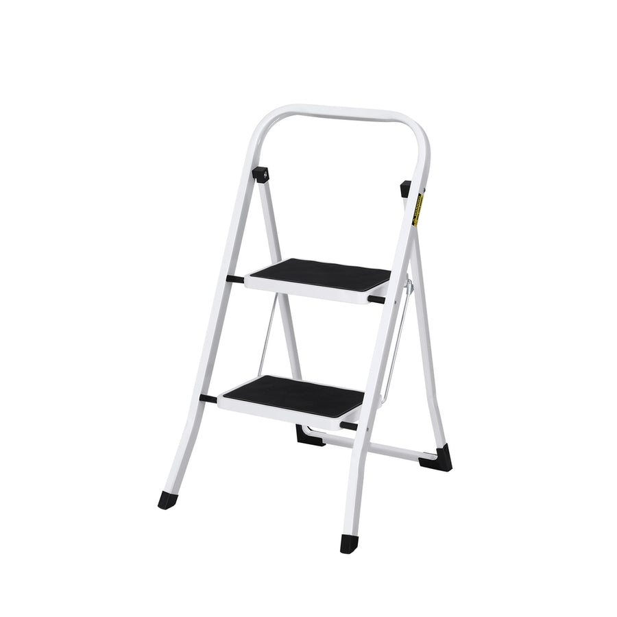 Giantz 2 Step Ladder Multi-Purpose Folding Steel Light Weight Platform - SuperSaverAU - view 1
