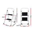 Giantz 2 Step Ladder Multi-Purpose Folding Steel Light Weight Platform - SuperSaverAU - view 2