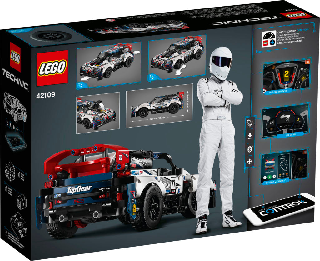 LEGO 42109 Technic Series App-Controlled Top Gear Rally Car - SuperSaverAU - view 2