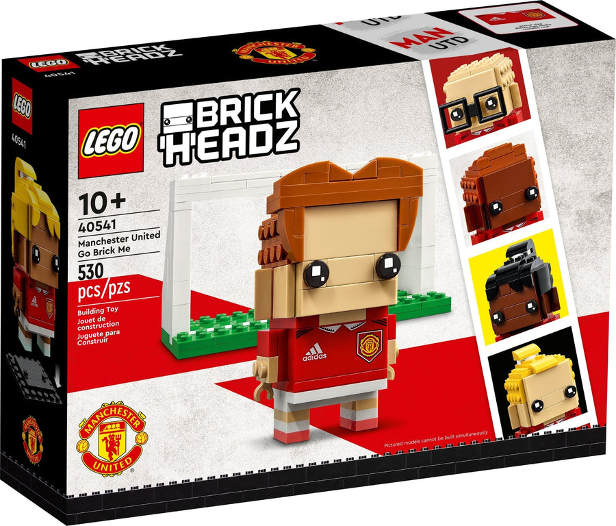 LEGO 40541 Manchester United Customizable BrickHeadz Figure - SuperSaverAU - view 1