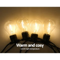 23m LED Festoon String Lights Outdoor Christmas Decorations Wedding Garden Party - SuperSaverAU - view 4