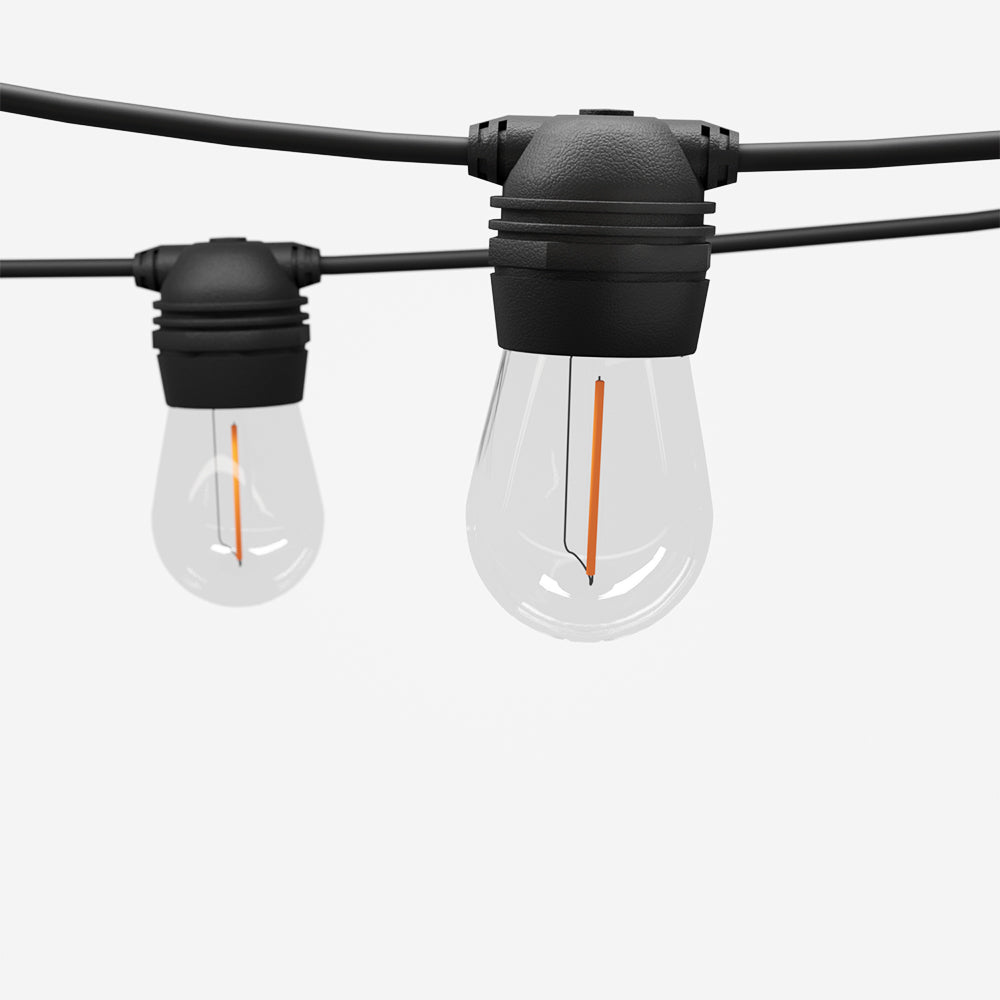 23m Solar Festoon Lights Outdoor LED String Light Christmas Party Decorations - SuperSaverAU - view 1