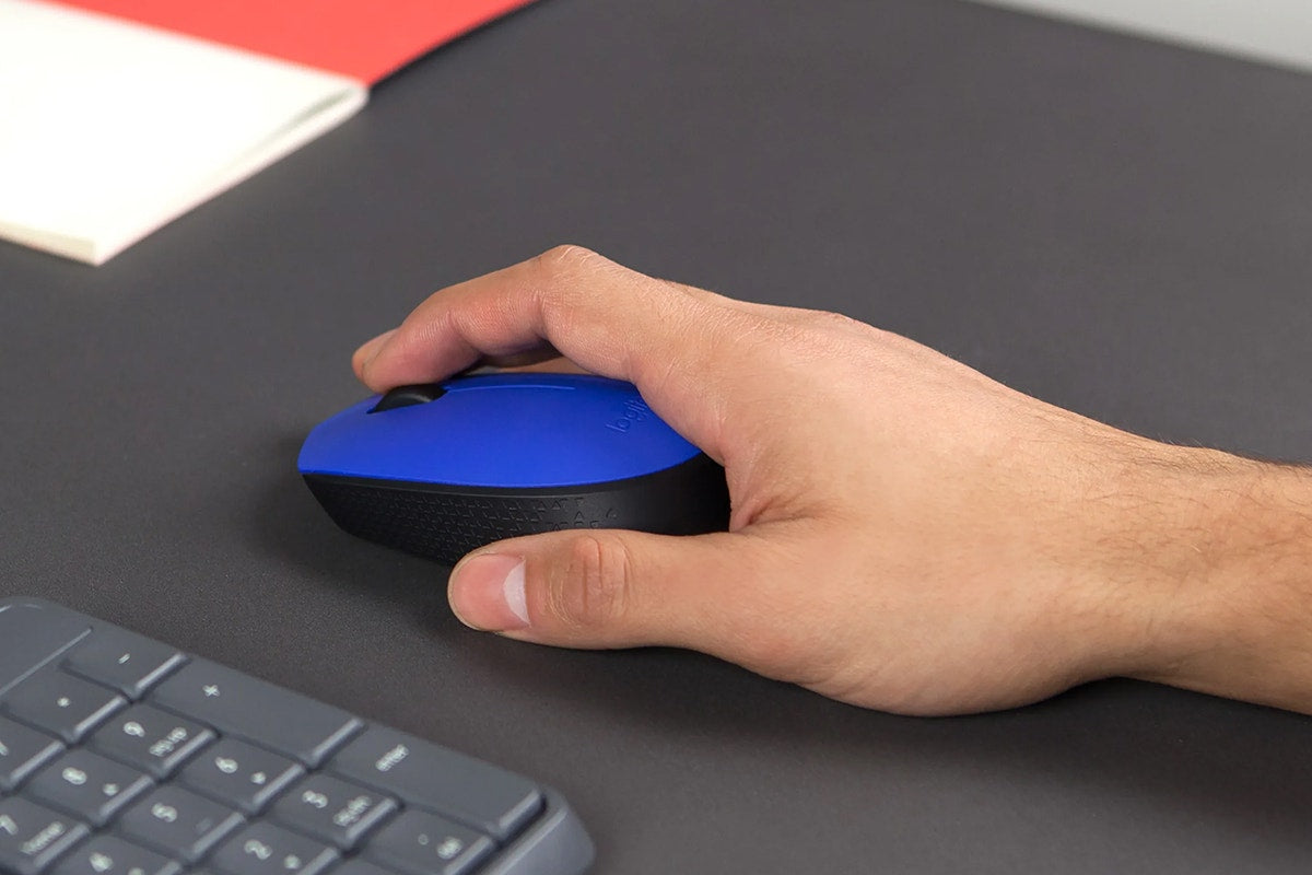 Logitech M171 Wireless Mouse (Blue)