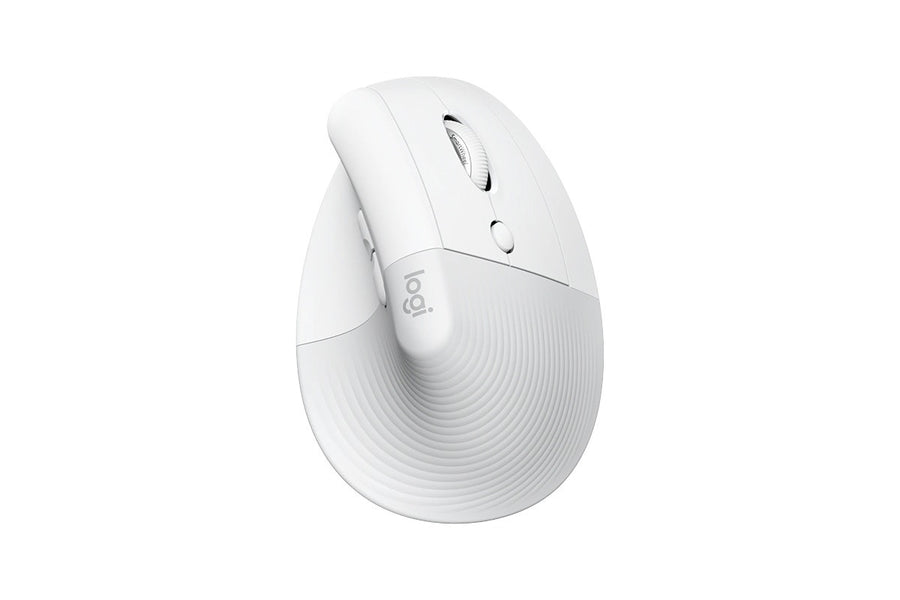 Logitech Lift Vertical Ergonomic Mouse (Mac, Pale Grey)