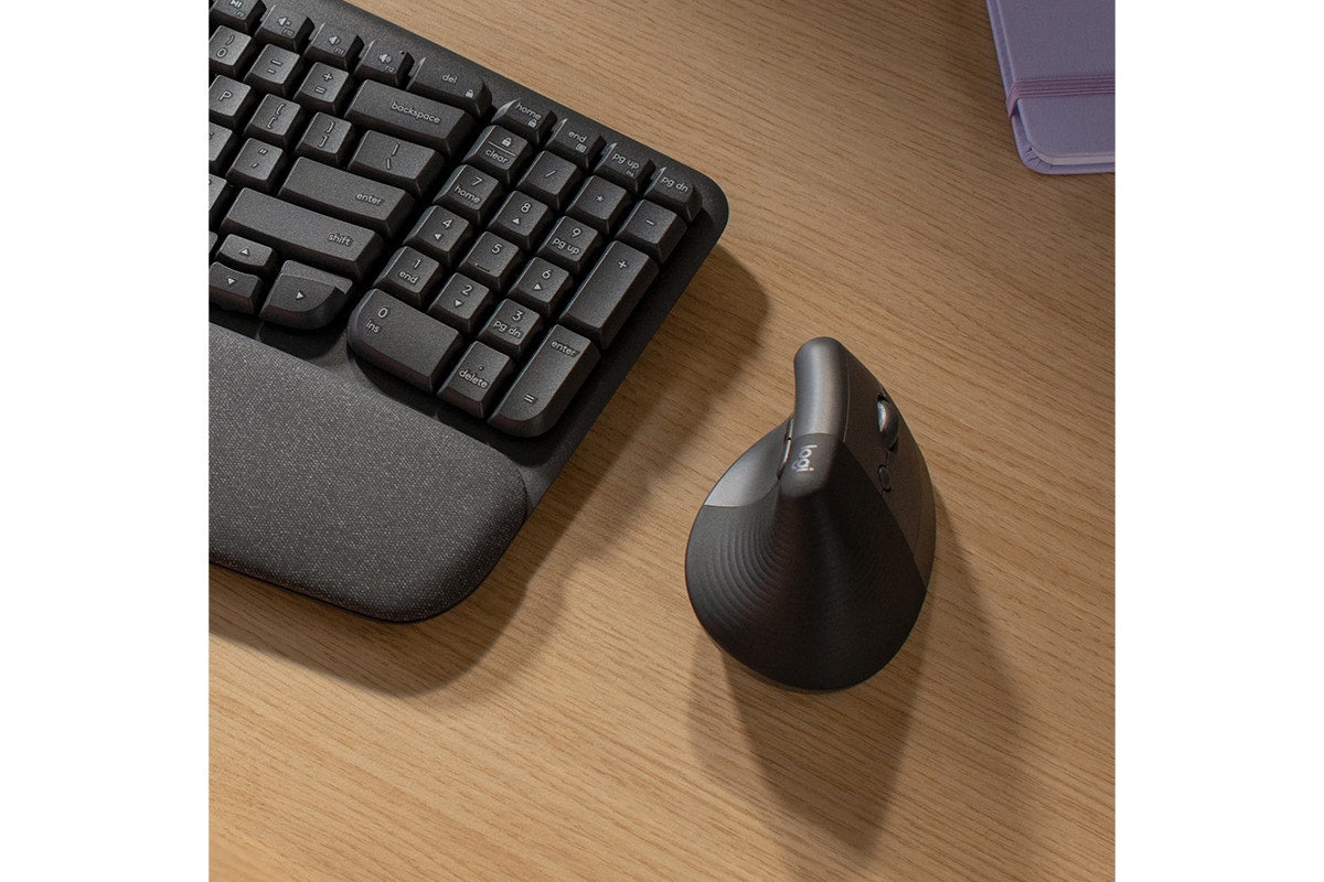 Logitech Lift Vertical Ergonomic Mouse (Graphite)