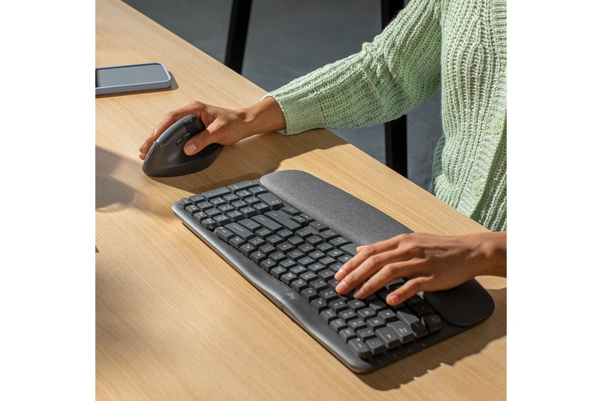 Logitech Lift Vertical Ergonomic Mouse (Graphite)