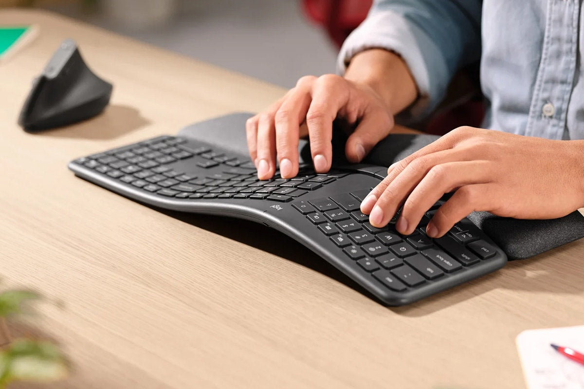 Logitech K860 Ergo Wireless Keyboard (Graphite)