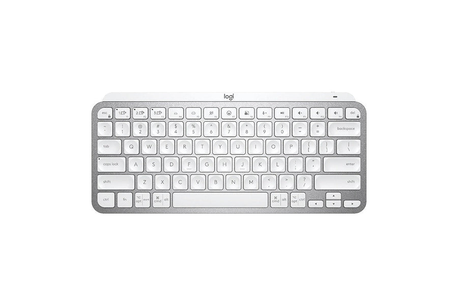 Logitech MX Keys Mini Wireless Illuminated Keyboard (Pale Grey)