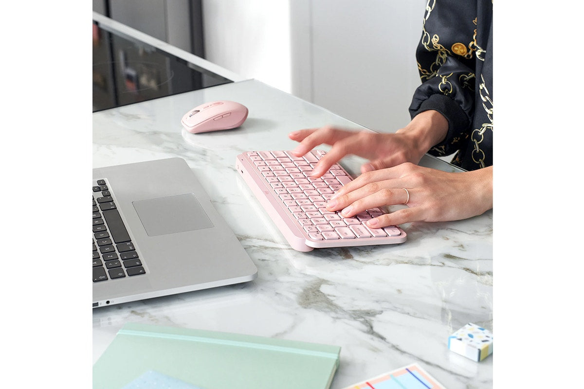 Logitech MX Keys Mini Wireless Illuminated Keyboard (Rose)