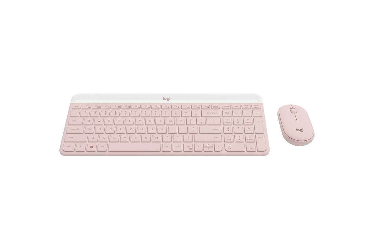 Logitech MK470 Slim Wireless Keyboard and Mouse Combo (Rose)