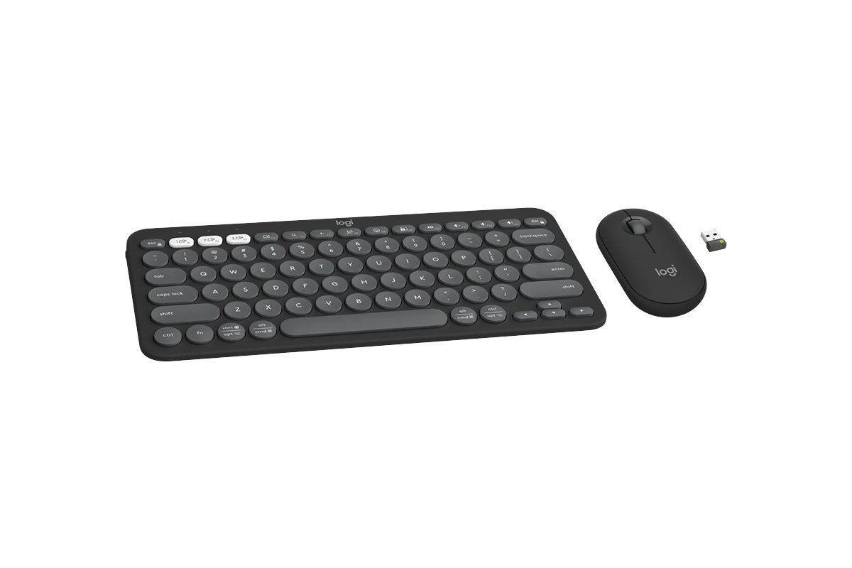 Logitech Pebble 2 Wireless Keyboard and Mouse Combo (Graphite)