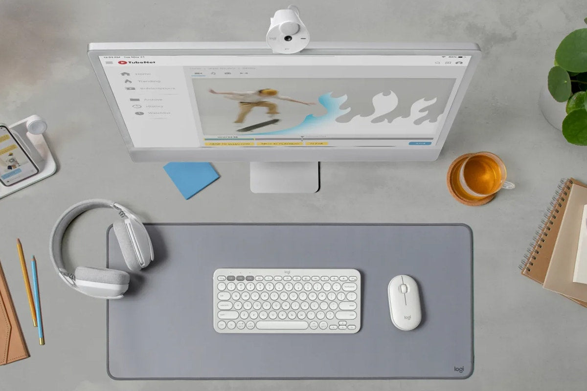Logitech Pebble 2 Wireless Keyboard and Mouse Combo (White)