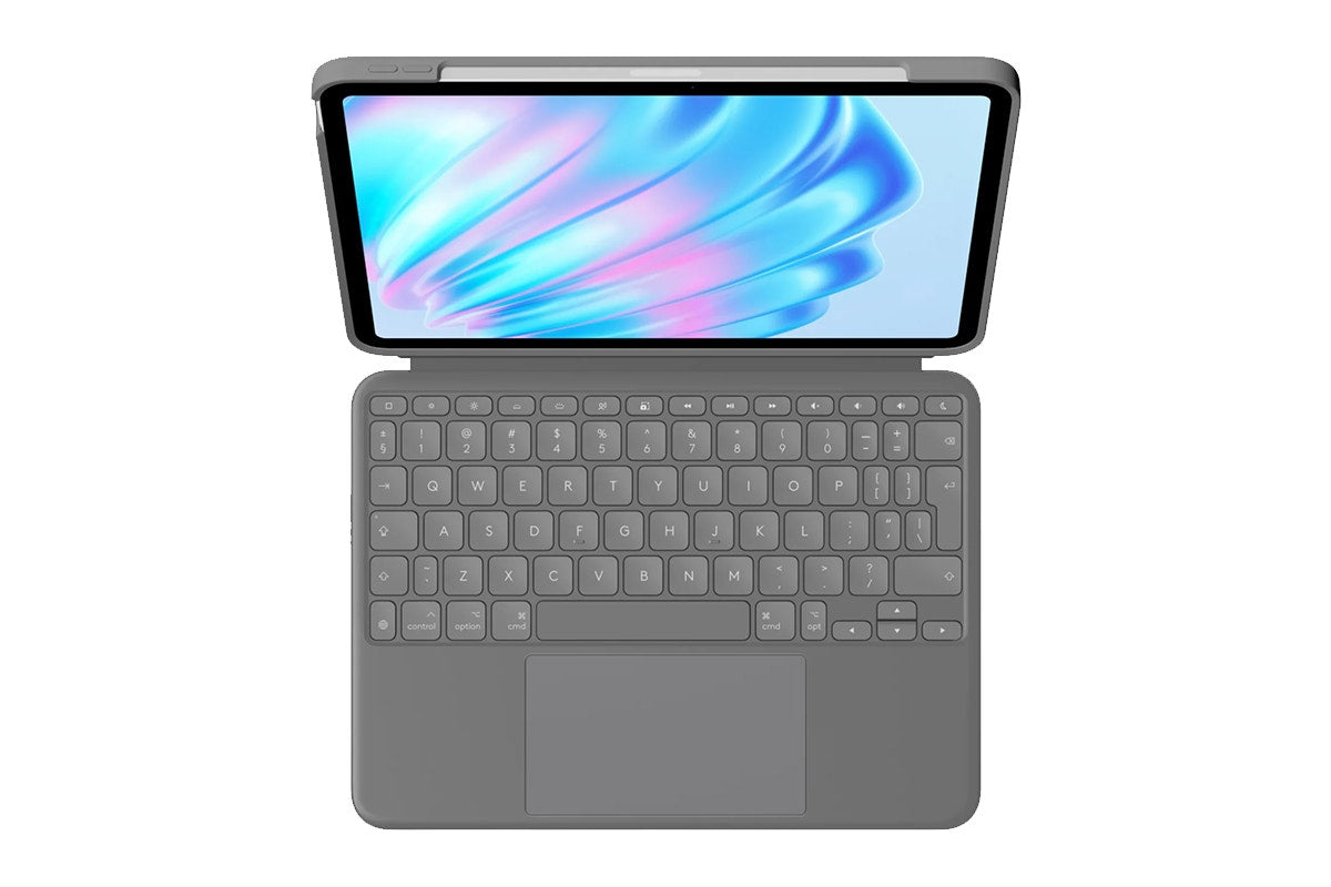 Logitech Combo Touch Keyboard Case for iPad Air 11" (4th & 5th Gen, Grey)