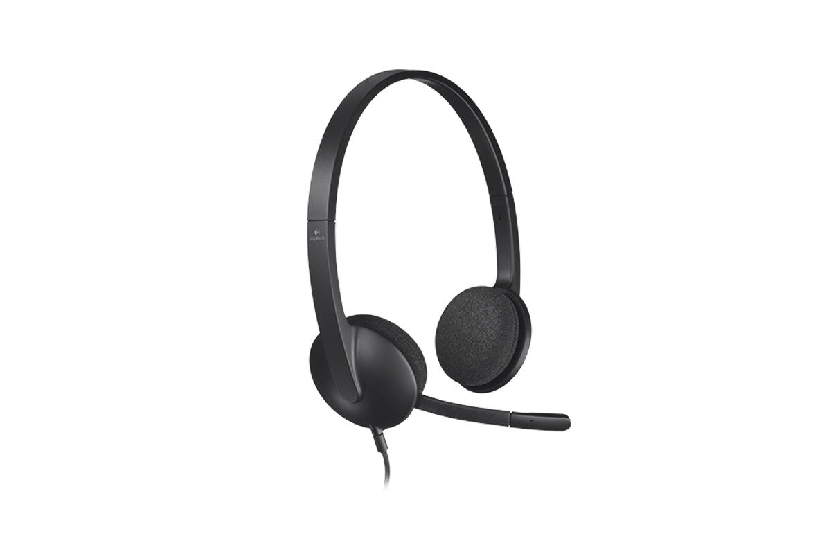 Logitech H340 USB Headset - Black (981-000477)