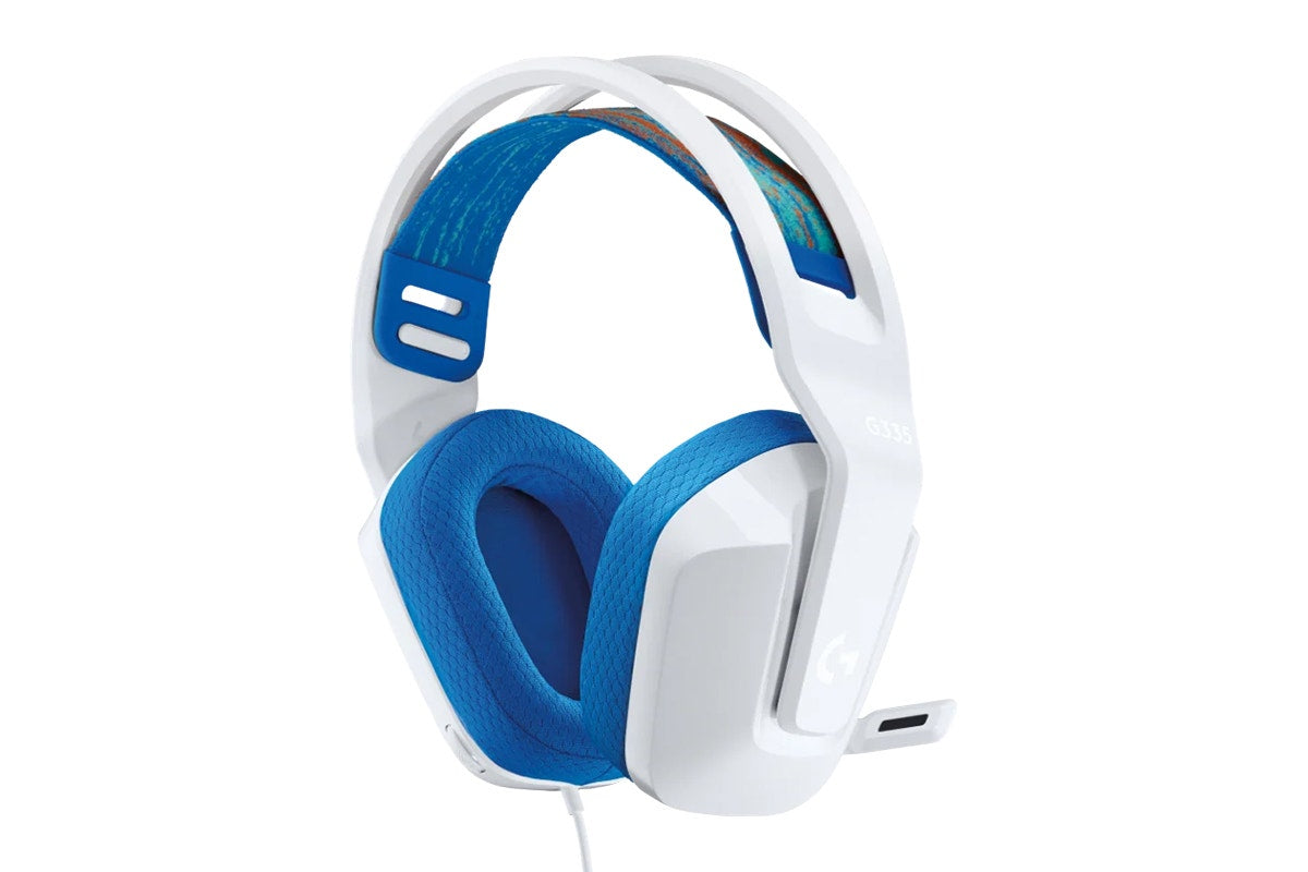 Logitech G335 Wired Gaming Headset (White)