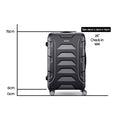Wanderlite 28" Hard Shell Luggage with TSA Lock, 360° Spinner Wheels, Black - SuperSaverAU - view 2