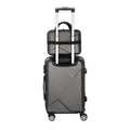 Wanderlite 2-Piece Luggage Set 20" & 12" Hard Shell with TSA Lock - Dark Grey - SuperSaverAU - view 3