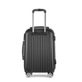 Wanderlite 28" Hard Shell Luggage Case with TSA Lock & Spinner Wheels - Black - SuperSaverAU - view 3
