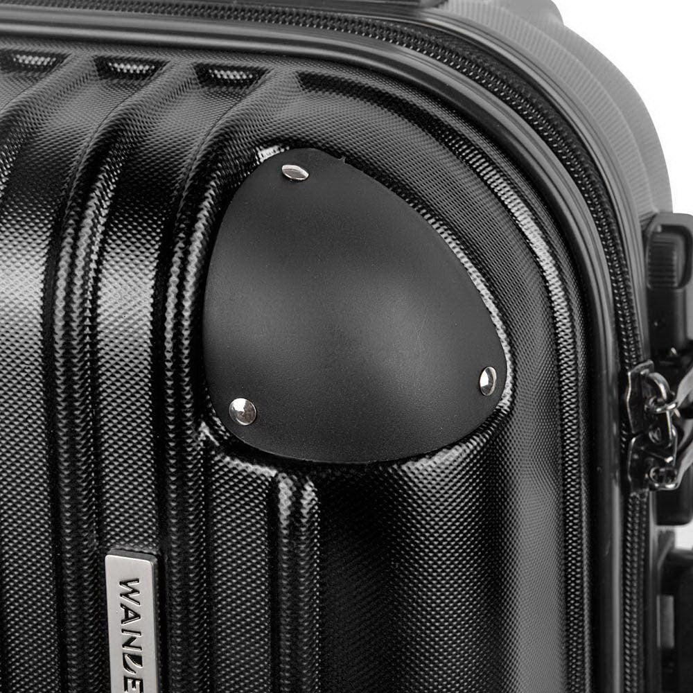 Wanderlite 28" Hard Shell Luggage Case with TSA Lock & Spinner Wheels - Black - SuperSaverAU - view 7