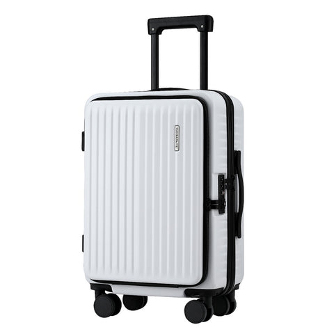 Wanderlite 20" Carry-On Luggage with Front Pocket, Laptop Compartment, Dual TSA Locks - SuperSaverAU - view 1