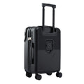 Wanderlite 20" Carry-On Luggage with Front Pocket, TSA Lock, 40L Capacity, Black - SuperSaverAU - view 3