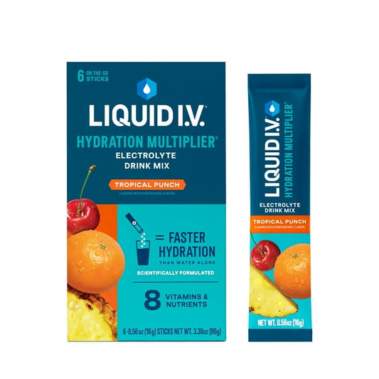 Liquid I.V. Hydration Multiplier Tropical Punch Electrolyte Drink Mix 30 Sachet