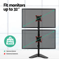 Artiss Monitor Arm Stand Dual Mount HD LED TV Bracket Holder Freestanding - SuperSaverAU - view 5