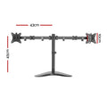 Artiss Monitor Arm Stand Dual Black - SuperSaverAU - view 2