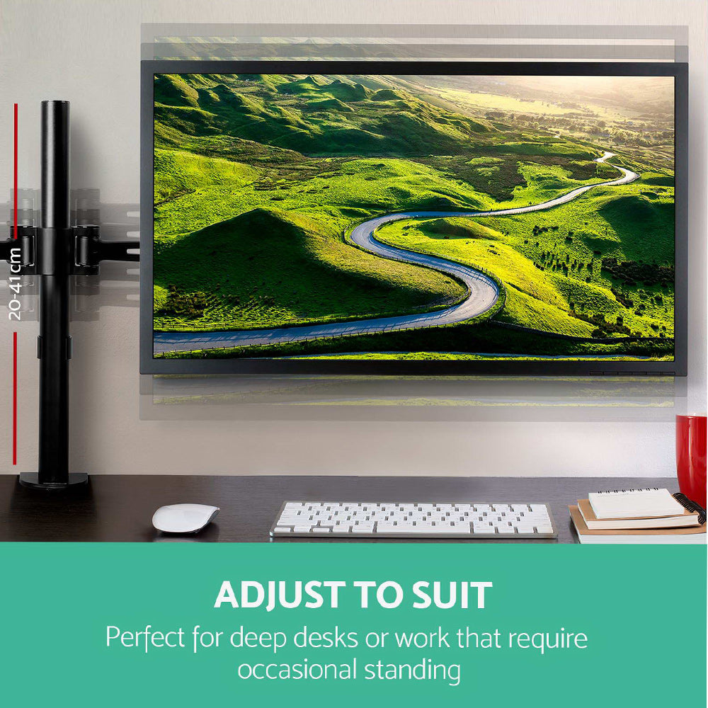 Artiss Monitor Arm Dual Desk Mount Screen Holder Bracket - SuperSaverAU - view 7