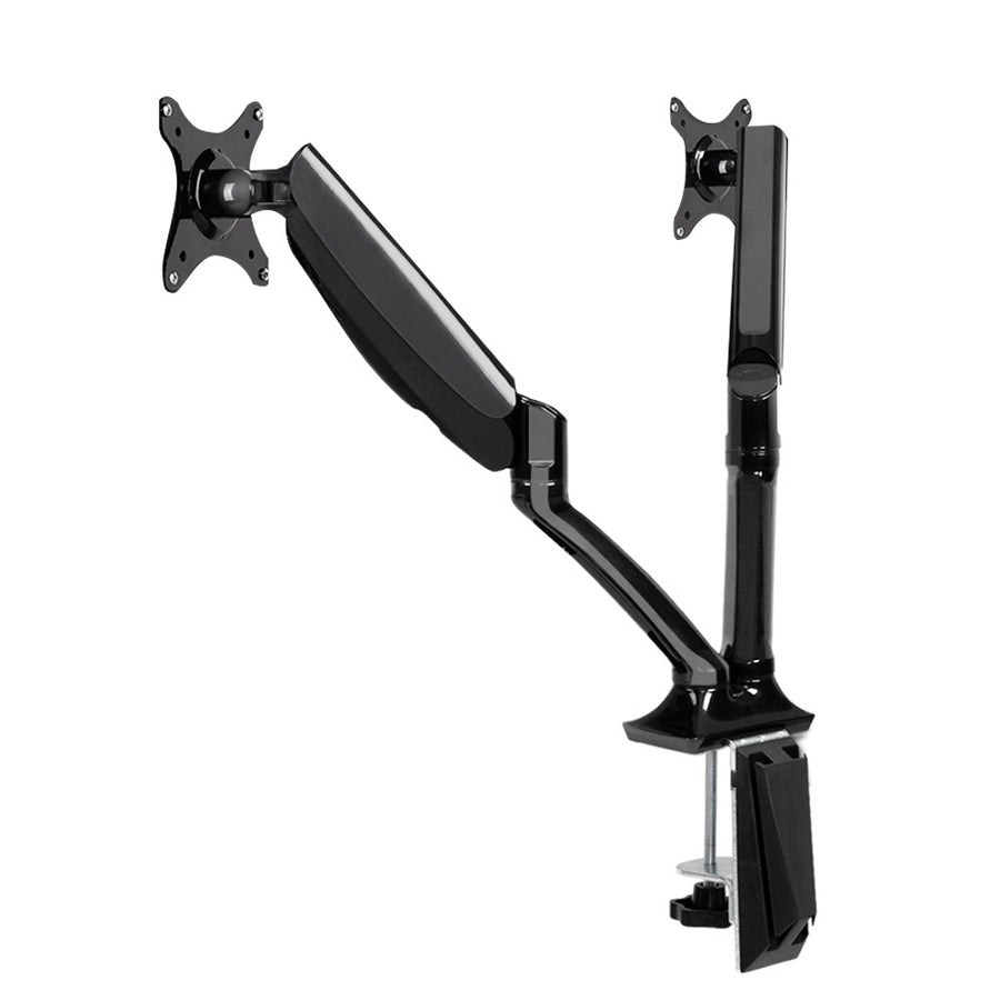 Artiss Monitor Arm Gas Spring Dual Desk Mount Screen Holder - SuperSaverAU - view 1
