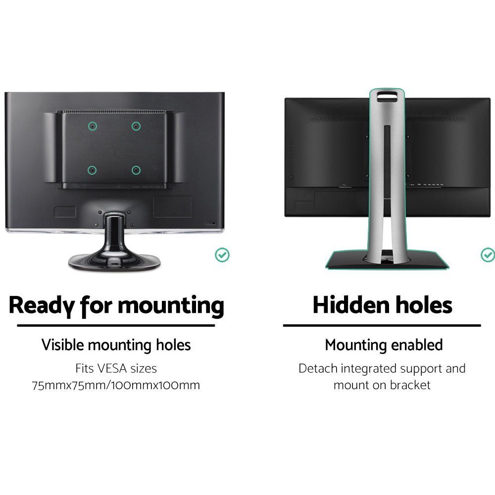 Artiss Monitor Arm Gas Spring Dual Desk Mount Screen Holder - SuperSaverAU - view 5