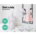 Female Mannequin 170cm Model Dressmaker Clothes Display Torso Tailor Wedding White - SuperSaverAU - view 3