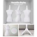 Female Mannequin 170cm Model Dressmaker Clothes Display Torso Tailor Wedding White - SuperSaverAU - view 5