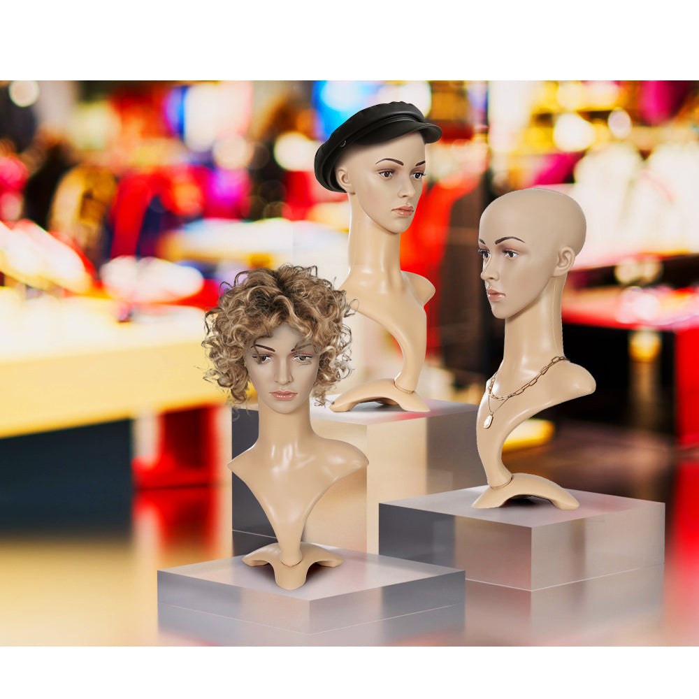 Embellir Mannequin Head 52cm for Wigs, Hats, Necklaces - Professional Display - SuperSaverAU - view 8