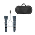 Livemor Air Compression Leg Massager and Heated Neck Back Massager Bundle