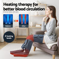 Livemor Air Compression Leg Massager and Heated Neck Back Massager Bundle