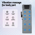 Livemor Grey 10-Node Vibration Heating Massage Mat with Neck Kneading