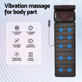 Livemor Heated Full Body Massage Mat with Neck Foot Vibration and Airbag Massage