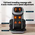 Livemor 8-Node Full Back Massage Cushion with Heat Vibration and SAA Adaptor
