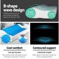 Giselle Bedding 2 x Cool Gel Top Memory Foam Pillows 50cm x 30cm x 10/8cm - SuperSaverAU - view 3