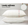 Giselle Bedding Memory Foam Pillows 70x40cm, 19cm Thick, 2 Pack, Breathable - SuperSaverAU - view 4