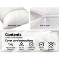 Giselle Bedding Memory Foam Pillow 70cm x 40cm 13cm Thick - Set of 2, Medium Support - SuperSaverAU - view 5