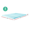 Giselle Bedding Memory Foam Mattress Topper 11-Zone 8cm Single - SuperSaverAU - view 3