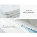 Giselle Bedding Memory Foam Mattress Topper 11-Zone 8cm Single - SuperSaverAU - view 5