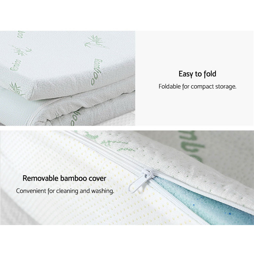 Giselle Bedding Memory Foam Mattress Topper 11-Zone 8cm Single - SuperSaverAU - view 5