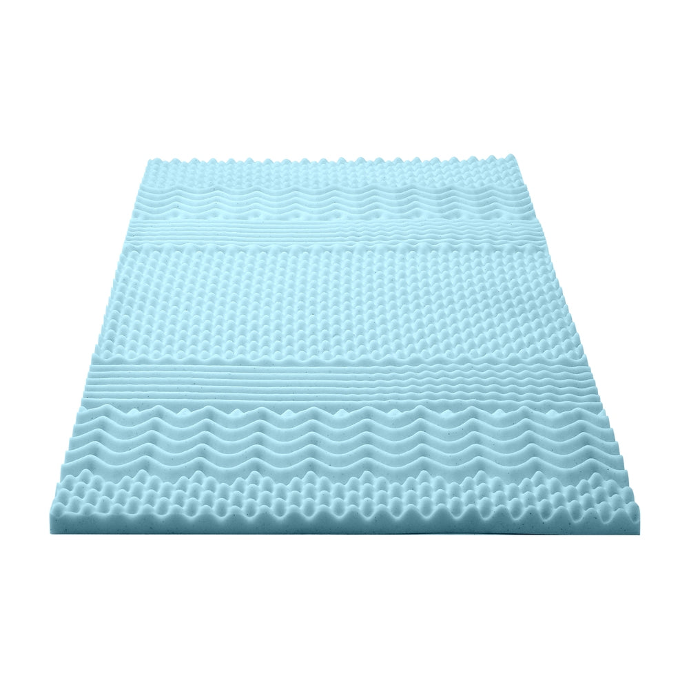 Giselle 5cm Memory Foam Mattress Topper 7-Zone King Single - SuperSaverAU - view 3